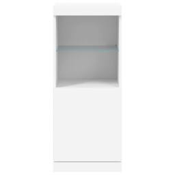 Berkfield Home Sideboard with LED Lights White 41x37x100 cm - Size: 41 x 37 x 100 cm - thumbnail 6