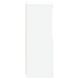 Berkfield Home Sideboard with LED Lights White 41x37x100 cm - Size: 41 x 37 x 100 cm - thumbnail 8