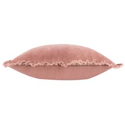 Yard Bertie 100% Cotton Velvet Cushion in Light Pink - Size: 45 cm x 45 cm - thumbnail 3