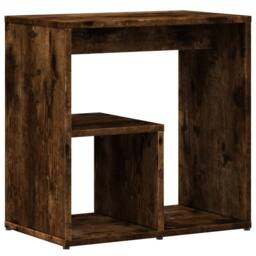 Berkfield Home Side Tables 2 pcs Smoked Oak 50x30x50 cm Engineered Wood in Brown - Size: 50 x 30 x 50 cm - thumbnail 5