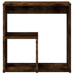 Berkfield Home Side Tables 2 pcs Smoked Oak 50x30x50 cm Engineered Wood in Brown - Size: 50 x 30 x 50 cm - thumbnail 6