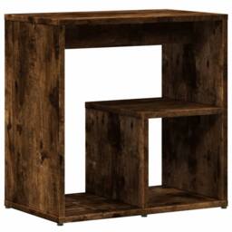 Berkfield Home Side Tables 2 pcs Smoked Oak 50x30x50 cm Engineered Wood in Brown - Size: 50 x 30 x 50 cm - thumbnail 8