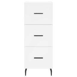 Berkfield Home Sideboard White 34.5x34x90 cm Engineered Wood - thumbnail 6