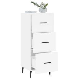Berkfield Home Sideboard White 34.5x34x90 cm Engineered Wood - thumbnail 4
