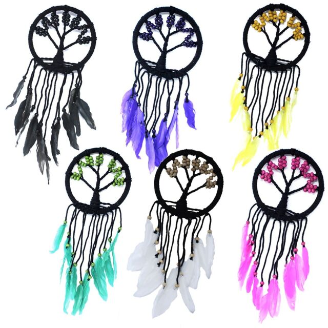 KDMD Tree of Life Dreamcatcher - 16cm (assorted) - (Set of 6) - image 1