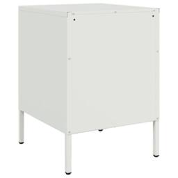 Berkfield Home Durable Bedside Cabinets 2 pcs White 36x39x50.5 cm Steel - thumbnail 8