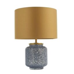 Netlighting 'COURMAYEUR' Non Dimmable Contemporary Stylish Fabric Desk Table Lamp in Gold - thumbnail 5