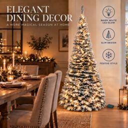 Shatchi 4FT Pre-Lit Green Pop Up Artificial Christmas Tree with Warm White LEDs & Metal Stand - thumbnail 8