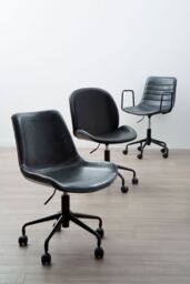 Orsina Clinton Home Office Chair in Black - thumbnail 6