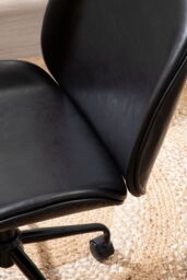 Orsina Clinton Home Office Chair in Black - thumbnail 5