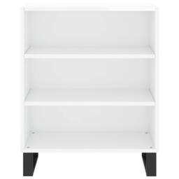 Berkfield Home Sideboard High Gloss White 57x35x70 cm Engineered Wood - Size: 57 x 35 x 70 cm - thumbnail 4