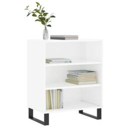 Berkfield Home Sideboard High Gloss White 57x35x70 cm Engineered Wood - Size: 57 x 35 x 70 cm - thumbnail 3