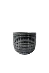KDMD Hortus Grey Braga Pot 7cm H x 7.5cm Dia 4 Pack - thumbnail 1