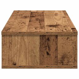 Berkfield Home Wall Shelf with Drawers Old Wood 80x31x17 cm Engineered Wood in Brown - Size: 80 x 31 x 17 cm - thumbnail 5