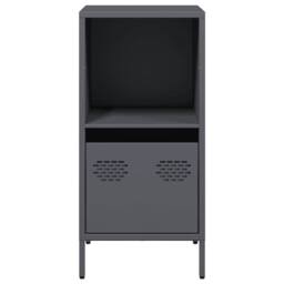 Berkfield Home Sideboard Anthracite 35x39x73.5 cm Cold-rolled Steel in Dark Grey - thumbnail 4