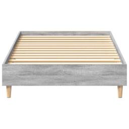 Berkfield Home Traditional Bed Frame 90x200 cm Grey Sonoma Engineered Wood - thumbnail 6