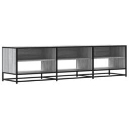 Berkfield Home TV Cabinet Grey Sonoma 180x40x46 cm Engineered Wood - Size: 180 x 40 x 46 cm - thumbnail 1