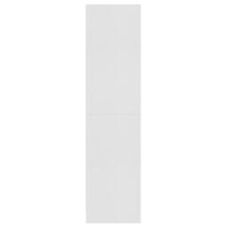 Berkfield Home Wardrobe White 100x50x200 cm Engineered Wood - Size: 100 x 50 x 200 cm - thumbnail 6