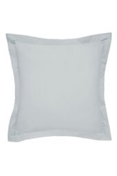 1951 'Luxury 300 Thread Count' Egyptian Cotton Square Pillowcase in Silver - thumbnail 1