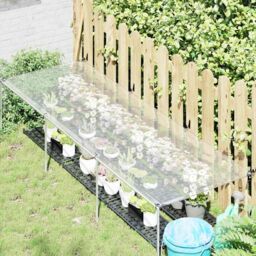 Berkfield Home Plant Cover¬†with Eyelets 1x3 m Polyethylene - thumbnail 2