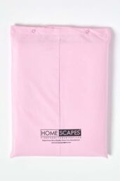 Homescapes Egyptian Cotton Fitted Sheet 12 inch 200 Thread Count in Pink - Size: Single Fitted - thumbnail 5