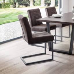 Cheshire Huxford Premium Charcoal Grey Dining Chairs - Set of 2 - thumbnail 3