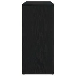 Berkfield Home Sideboard Black Oak 91x29.5x65 cm Engineered Wood - thumbnail 7
