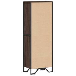 Berkfield Home Modern Bookcase Brown Oak 50x31x137.5 cm Engineered Wood - thumbnail 6