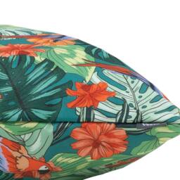 icon Indoor & Outdoor Tropical Print Waterproof Cushion, Parrot & Flower (4-Pack) - Size: 43 cm x 43 cm - thumbnail 4