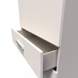 Ready Assembled 2 U Harrow 2 Door 2 Drawer Wardrobe (Ready Assembled) in Taupe - Size: Large - thumbnail 6