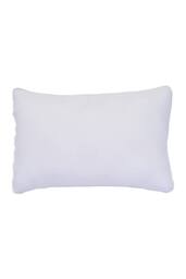 Living and Home Plush & Breathable Geometric Textured Pillow Insert for Back Stomach and Side Sleepers in White - thumbnail 5