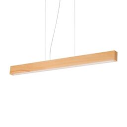 Netlighting CRAFT Integrated LED Pendant Ceiling Light Wood 3000K NonDim in Brown