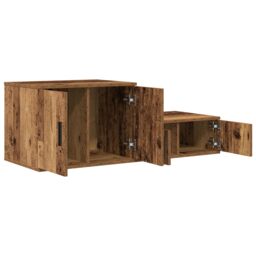 Berkfield Home Storage Cabinet - Old Wood - 108x41x40 cm - Engineered Wood in Brown - Size: 108 x 41 x 40 cm - thumbnail 6