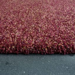 The Rug Shop UK Pink Modern Shaggy Plain Easy to Clean Area Rug - Size: 160 cm x 230 cm - thumbnail 3