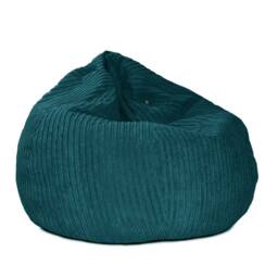 rucomfy Beanbags rucomfy Jumbo Cord Slouchbag - Indoor Classic Bean Bag for Adults in Teal - thumbnail 2