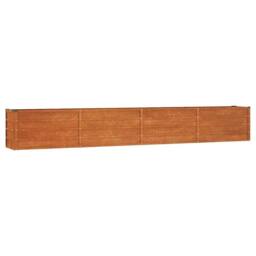 Berkfield Home Garden Raised Bed Rusty 320x40x45 cm Corten Steel in Brown - Size: 320 x 40 x 45 cm - thumbnail 3