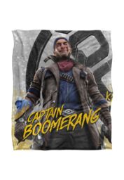 Suicide Squad LOGOVISION :Kill The Justice League, 152x127 cm Boomerang Silk Touch Blanket in White