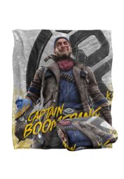 Suicide Squad LOGOVISION :Kill The Justice League, 152x127 cm Boomerang Silk Touch Blanket in White - thumbnail 2