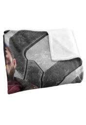 Suicide Squad LOGOVISION :Kill The Justice League, 152x127 cm Boomerang Silk Touch Blanket in White - thumbnail 3