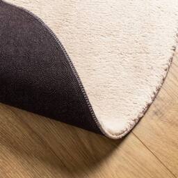 Berkfield Home Rug HUARTE Short Pile Soft & Washable Beige √ò 100 cm - Size: Medium - thumbnail 5