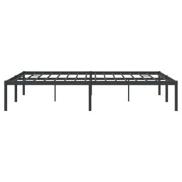 Berkfield Home Metal Bed Frame Black 150x200 cm King Size - thumbnail 6