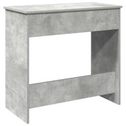 Berkfield Home Decorative Desk Concrete Grey 80x40x75 cm Engineered Wood - Size: 80 x 40 x 75 cm - thumbnail 7