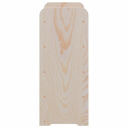 Berkfield Home Wine Rack with Top Board 67.5x25x60 cm Solid Wood Pine in Brown - thumbnail 6