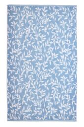 Dreams & Drapes 'Sandringham' 100% Cotton Jacquard Towel in Pale Blue - Size: Bath Sheet - thumbnail 2