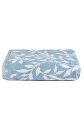 Dreams & Drapes 'Sandringham' 100% Cotton Jacquard Towel in Pale Blue - Size: Bath Sheet - thumbnail 1