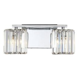 Netlighting Quoizel Divine Wall Lamp Polished Chrome IP44 in Grey - thumbnail 1