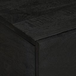 Berkfield Home Coffee Table Black 80x50x40 cm Engineered Wood - Size: 80 x 50 x 40 cm - thumbnail 6