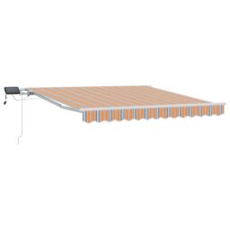 Berkfield Home Retractable Awning with Multicolor 300 x 250 cm Fabric - thumbnail 2
