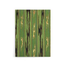 "Artery8 Vintage Green Textile Pattern Canvas Wall Art Print Furuya Korin - Size: W18"" x H24""" - thumbnail 1