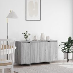 Berkfield Home Grey Sideboard Grey sonoma Engineered wood 135 x 41 x 75 cm